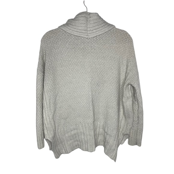 JENNIFER LOPEZ Cream Oversized Cowl Neck Sweater XS - Picture 4 of 7